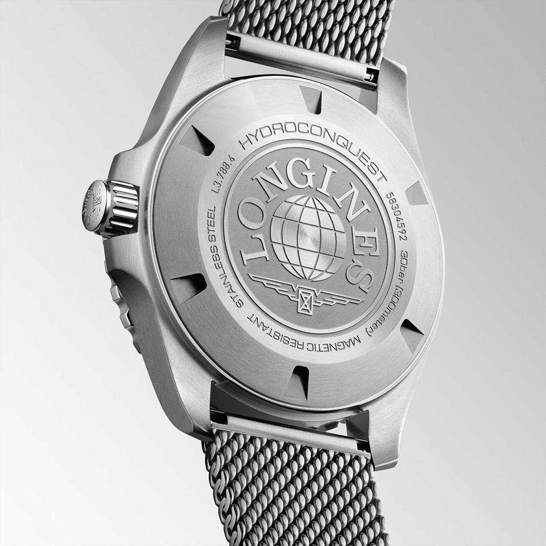 Longines HydroConquest Exclusive Edition Black Dial Watch L3.779.4.70.6 thumbnail 3