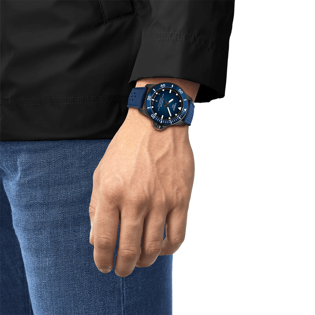 Tissot Sport Seastar 2000 Professional Powermatic 80 Men Wtach T1209073704100 thumbnail 4