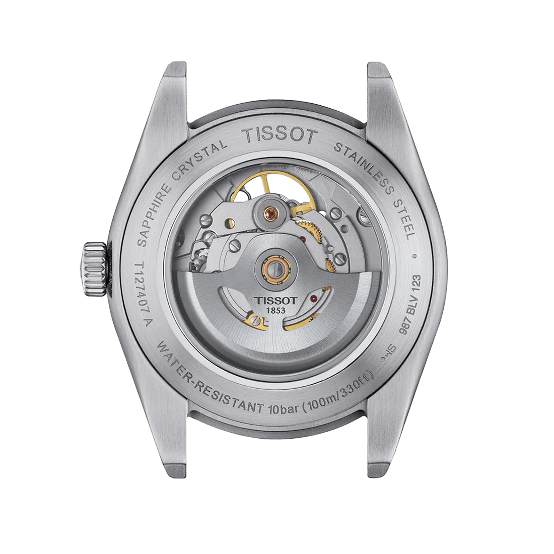 Tissot Gentleman Powermatic 80 Blue Dial Open Heart Men 40mm Watch T1274071104101 thumbnail 2