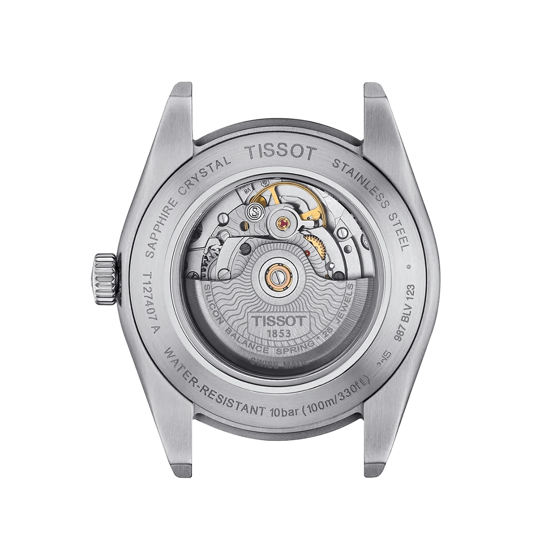 Tissot Gentleman Powermatic 80 Silicium 40mm Green Dial Steel Men's Watch T127.407.11.091.01 thumbnail 2