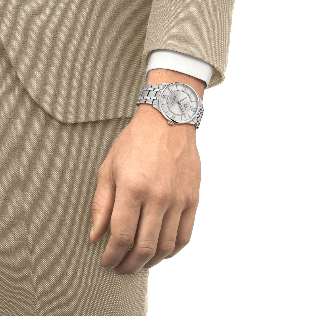 Tissot Chemin Des Tourelles Powermatic 80 Silver-White Dial Watch T099.407.11.038.00 thumbnail 4