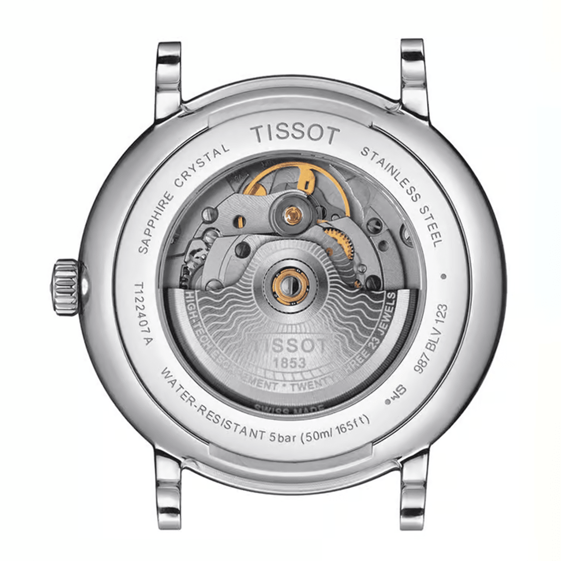 Tissot Carson Premium Powermatic 80 Black Dial Watch T122.407.11.051.00 thumbnail 2