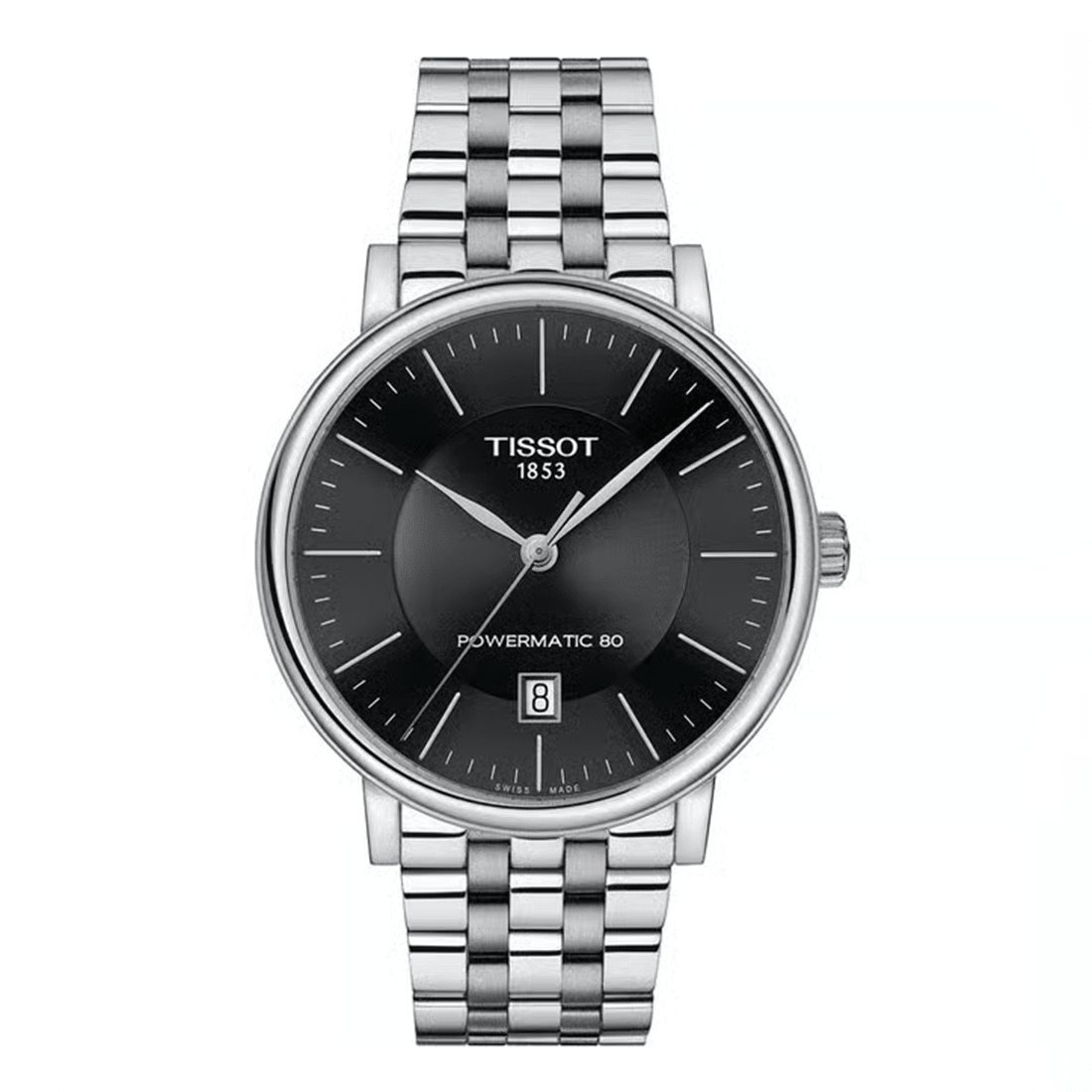 Tissot Carson Premium Powermatic 80 Black Dial Watch T122.407.11.051.00
