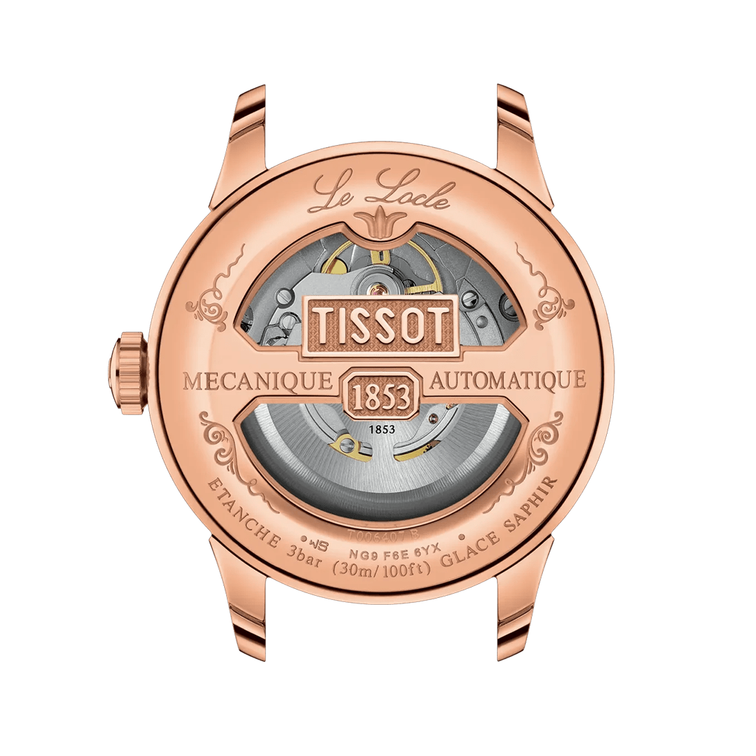 Tissot Le Locle Powermatic 80 Automatic Full Rose Gold-Tone Watch T006.407.33.093.00 thumbnail 2