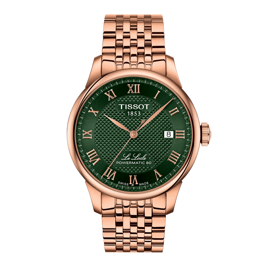 Tissot Le Locle Powermatic 80 Automatic Full Rose Gold-Tone Watch T006.407.33.093.00