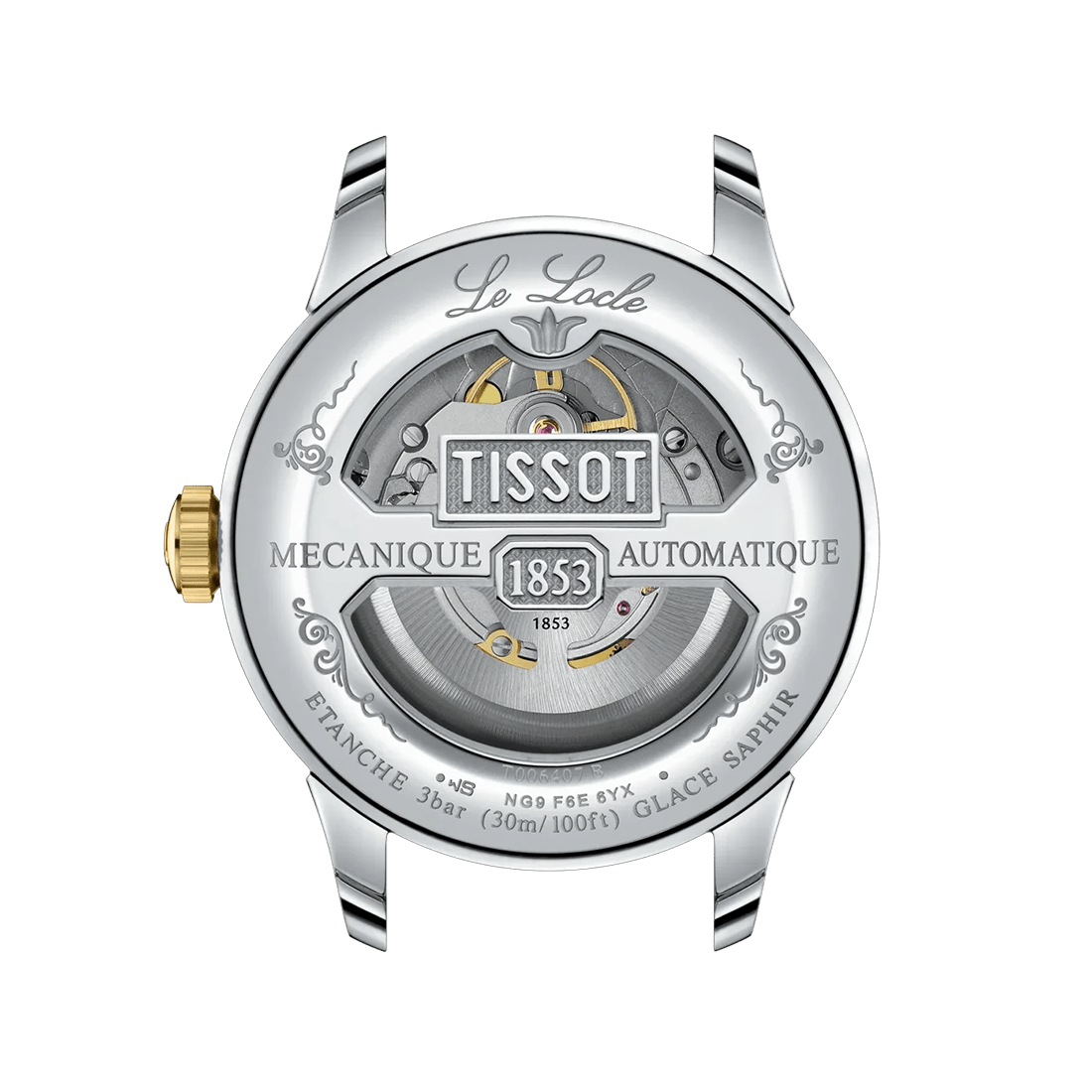 Tissot Le Locle Powermatic 80 Automatic Two-Tone Watch T006.407.22.093.00 thumbnail 2