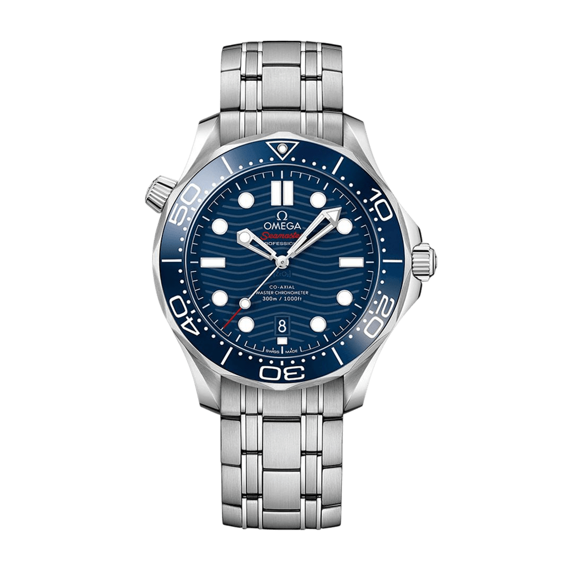 Omega Seamaster Diver 300M Co-Axial Master Chronometer 42mm Blue Dial Watch 210.30.42.20.03.001