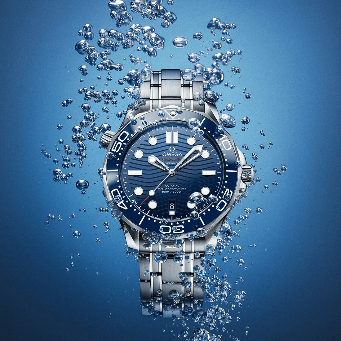 Omega Seamaster Diver 300M Co-Axial Master Chronometer 42mm Blue Dial Watch 210.30.42.20.03.001 thumbnail 7