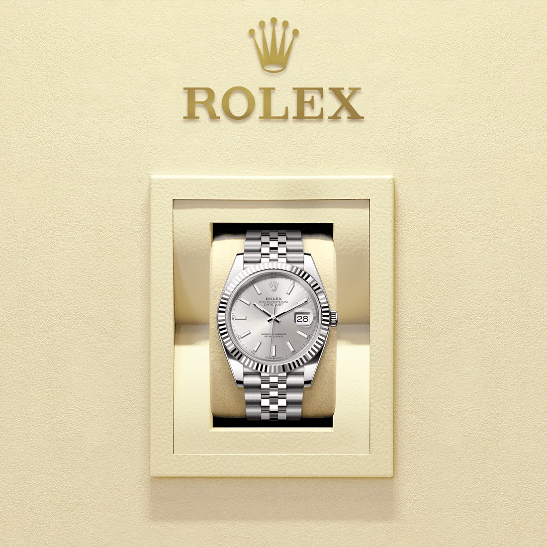 Rolex Datejust 36 Oyster, 36 mm, Oystersteel and White Gold Watch 126234 thumbnail 2