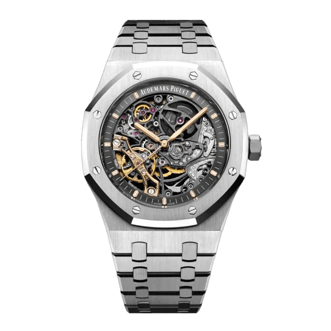 Audemars Piguet Royal Oak Double Balance Wheel Openworked Watch 15407ST.OO.1220ST.01