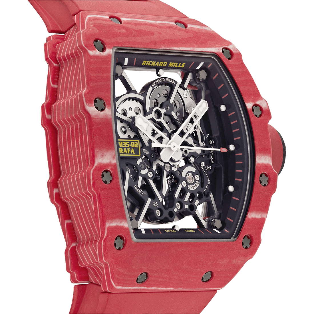 Richard Mille RM 35-02 Automatic "Rafael Nadal" Red Quartz Watch thumbnail 3