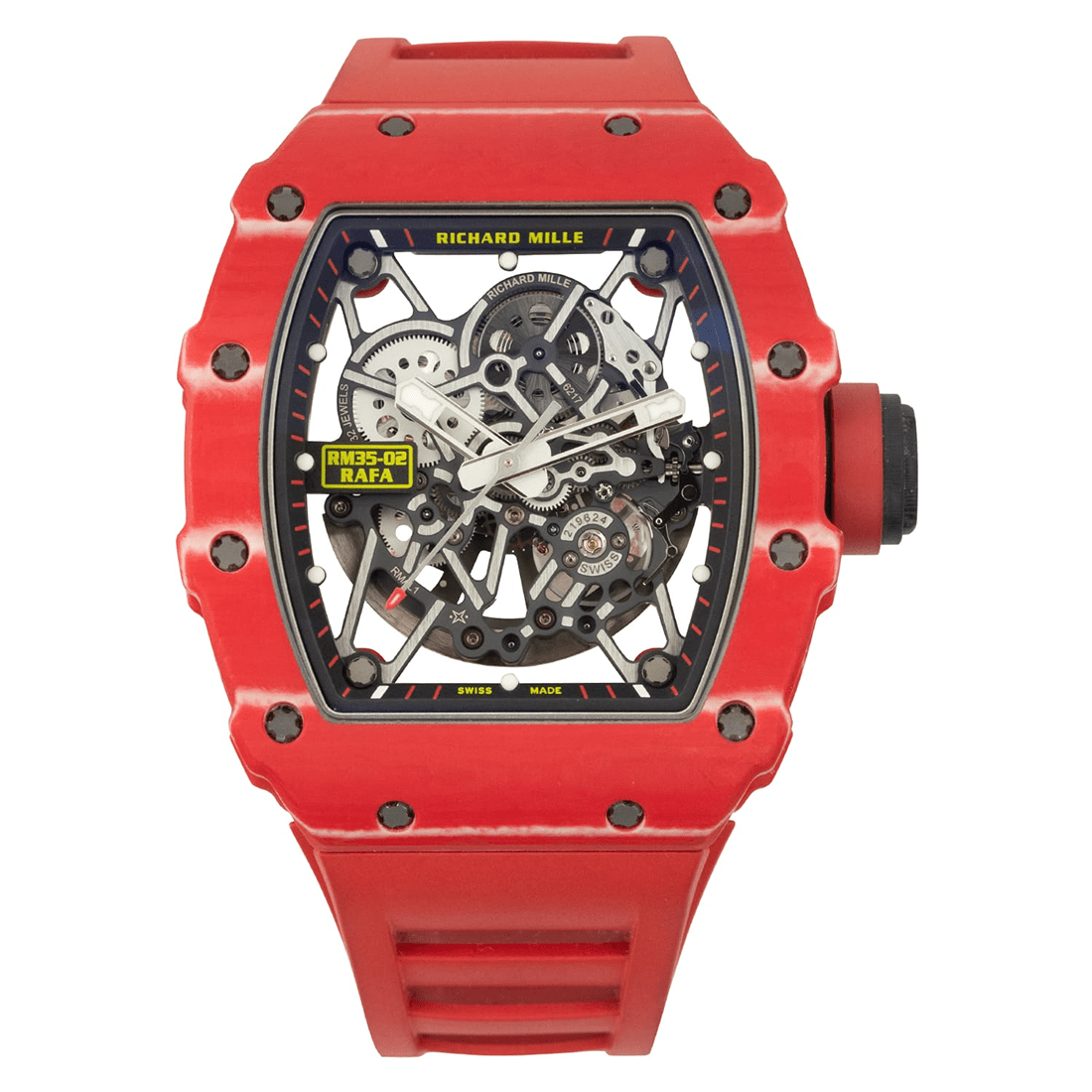 Richard Mille RM 35-02 Automatic "Rafael Nadal" Red Quartz Watch