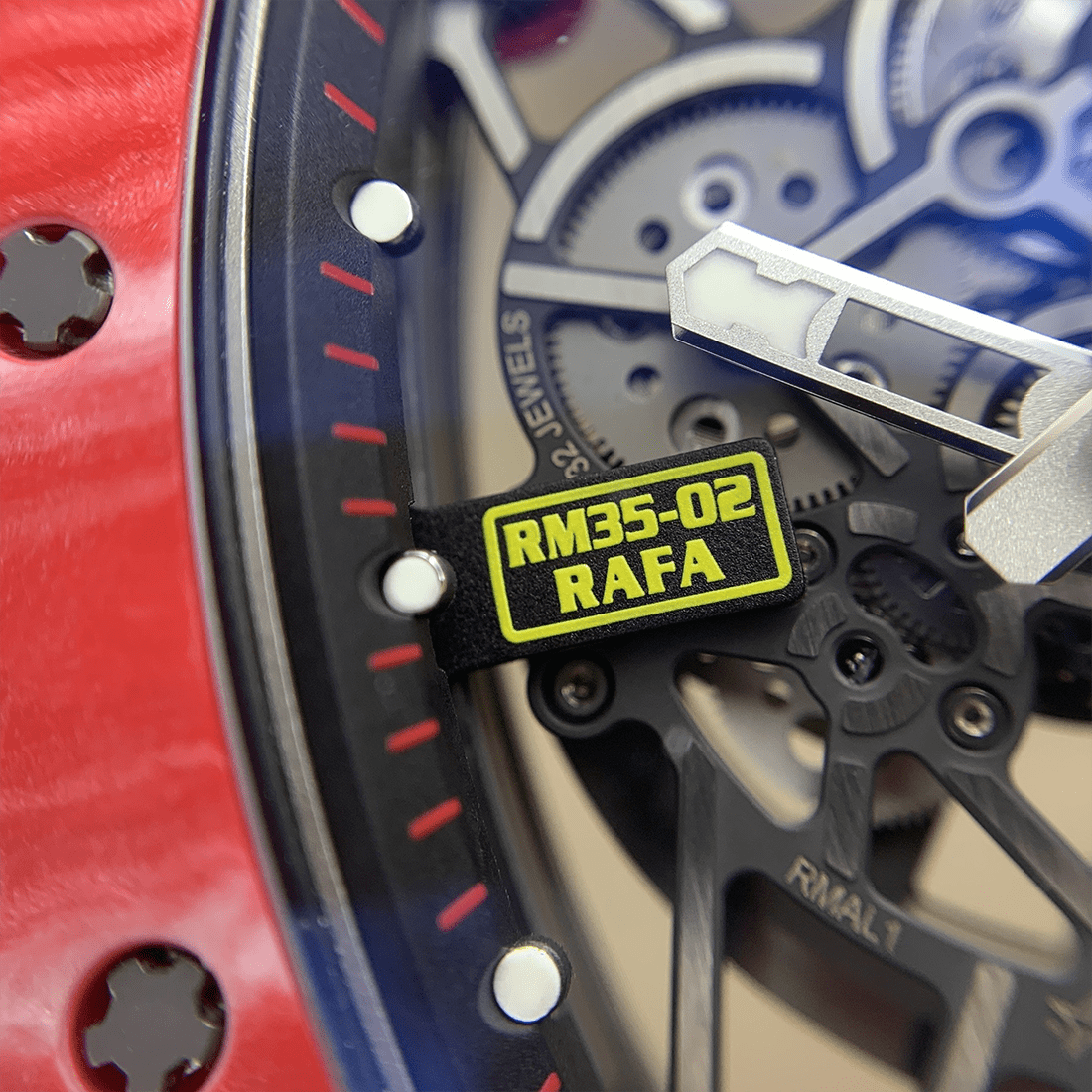 Richard Mille RM 35-02 Automatic "Rafael Nadal" Red Quartz Watch thumbnail 4