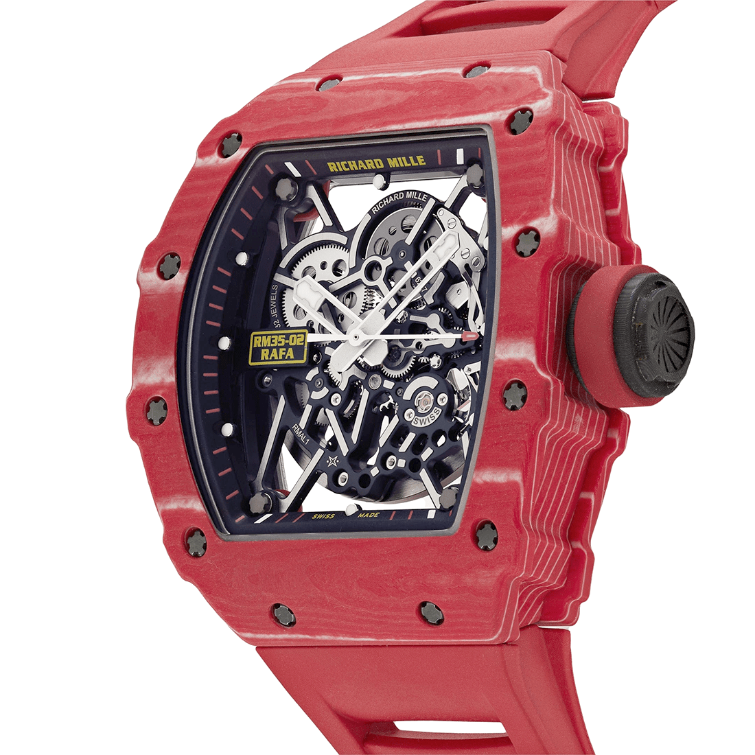 Richard Mille RM 35-02 Automatic "Rafael Nadal" Red Quartz Watch thumbnail 2