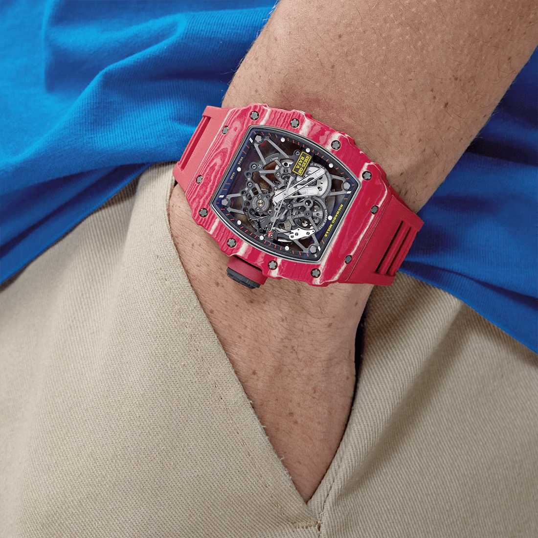Richard Mille RM 35-02 Automatic "Rafael Nadal" Red Quartz Watch thumbnail 7