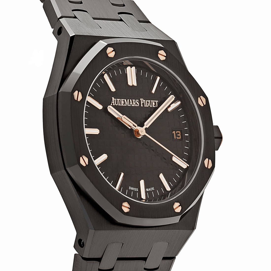 Audemars Piguet Royal Oak Selfwinding Black Ceramic Dial Watch 77350CE.OO.1266CE.01 thumbnail 3