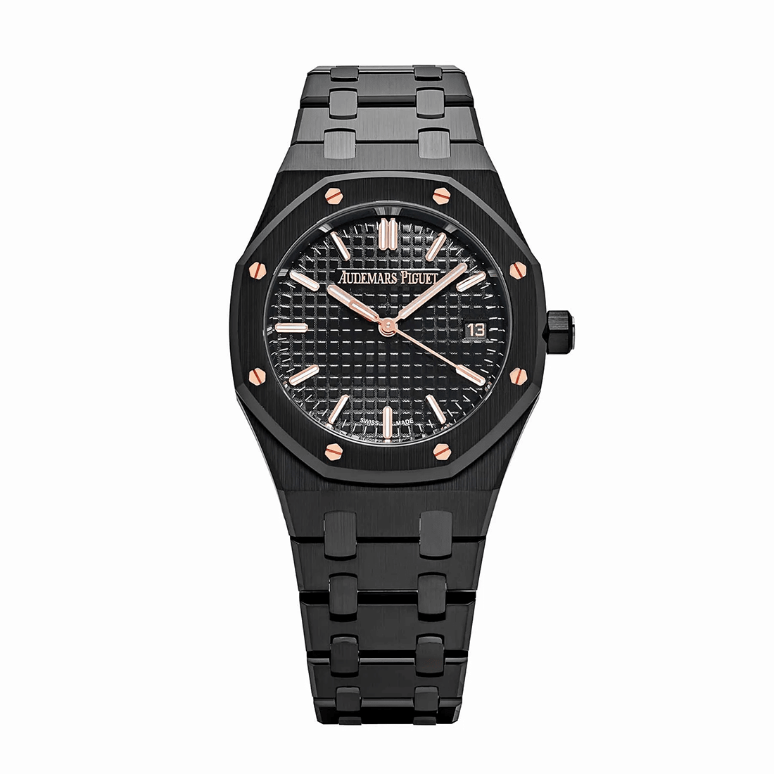 Audemars Piguet Royal Oak Selfwinding Black Ceramic Dial Watch 77350CE.OO.1266CE.01