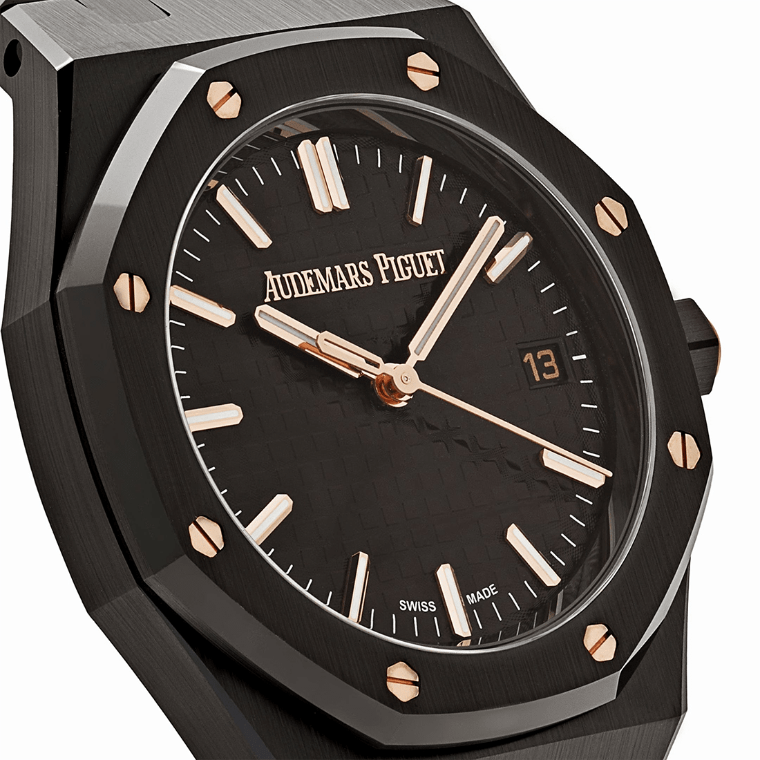 Audemars Piguet Royal Oak Selfwinding Black Ceramic Dial Watch 77350CE.OO.1266CE.01 thumbnail 4