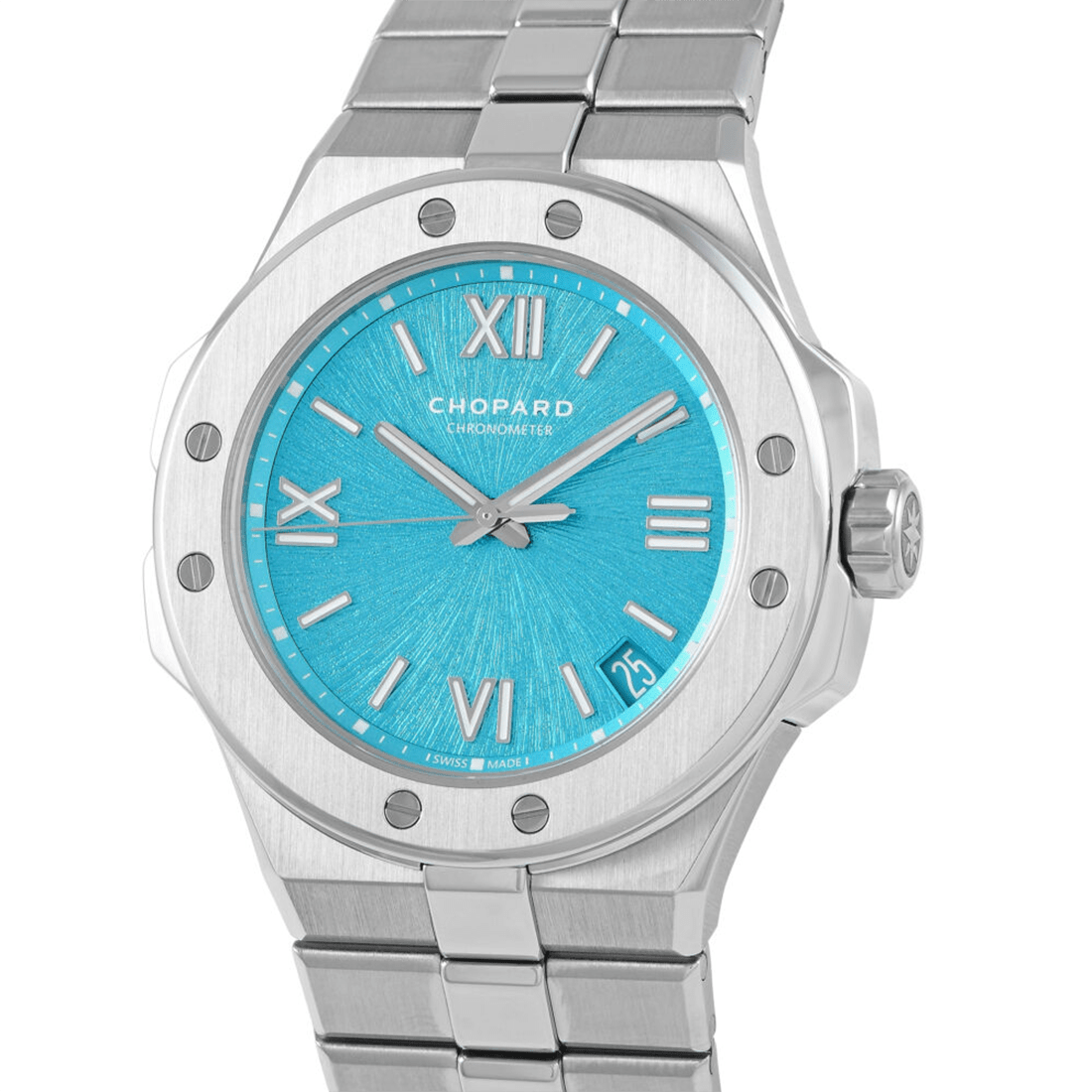 Chopard Alpine Eagle 41 "Maritime Blue" Dial Watch 298600-3016 thumbnail 2