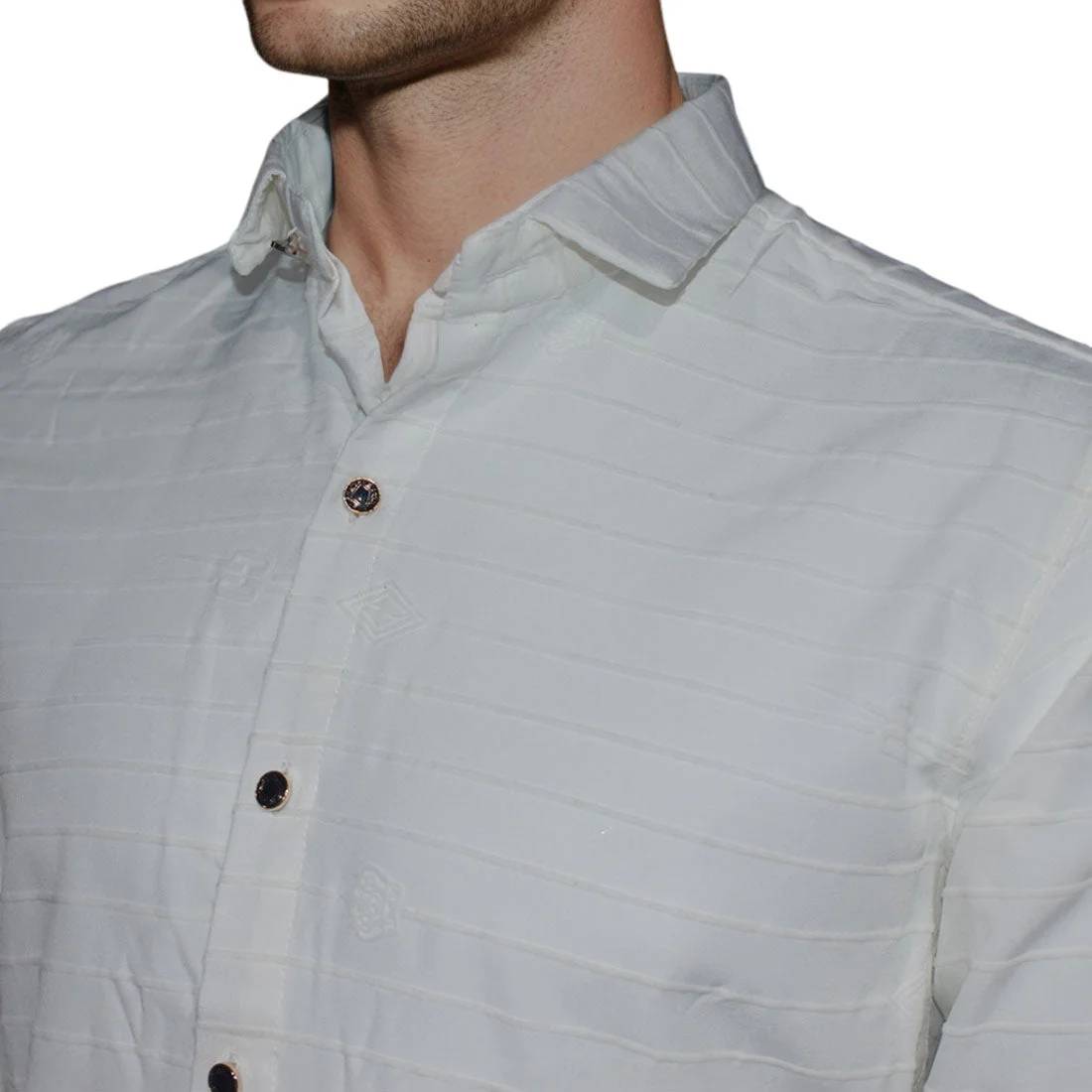 Gucci White Premium Quality Slim Fit Designer Shirt-2