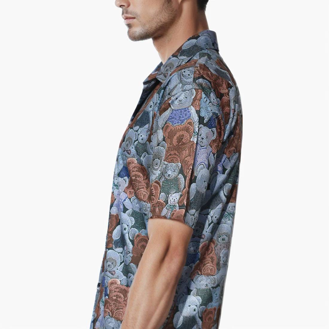 Moschino Teddy Printed Premium Quality Half Sleeve Shirt-2