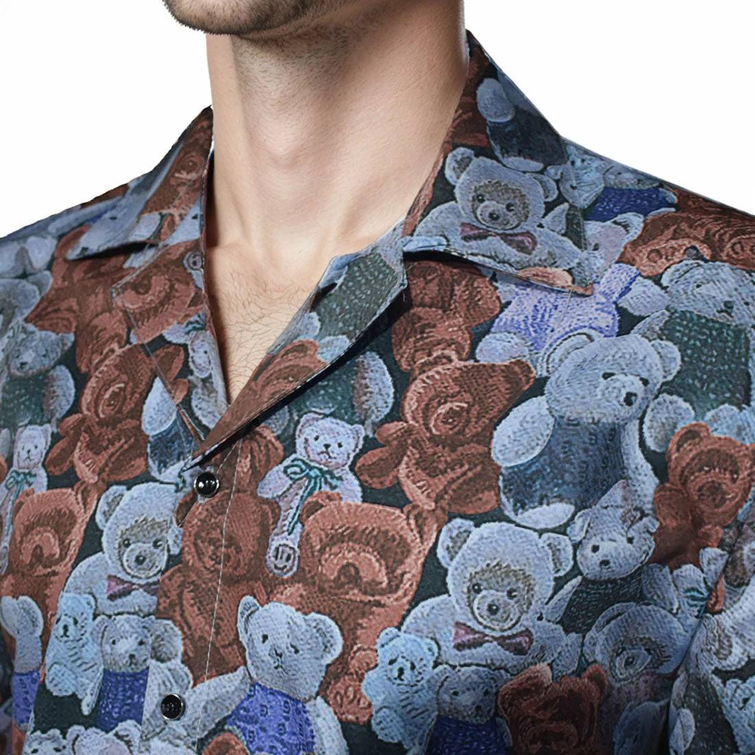 Moschino Teddy Printed Premium Quality Half Sleeve Shirt-3