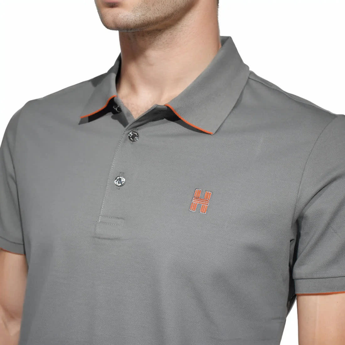 Hermes Grey Premium Quality T-shirt-2