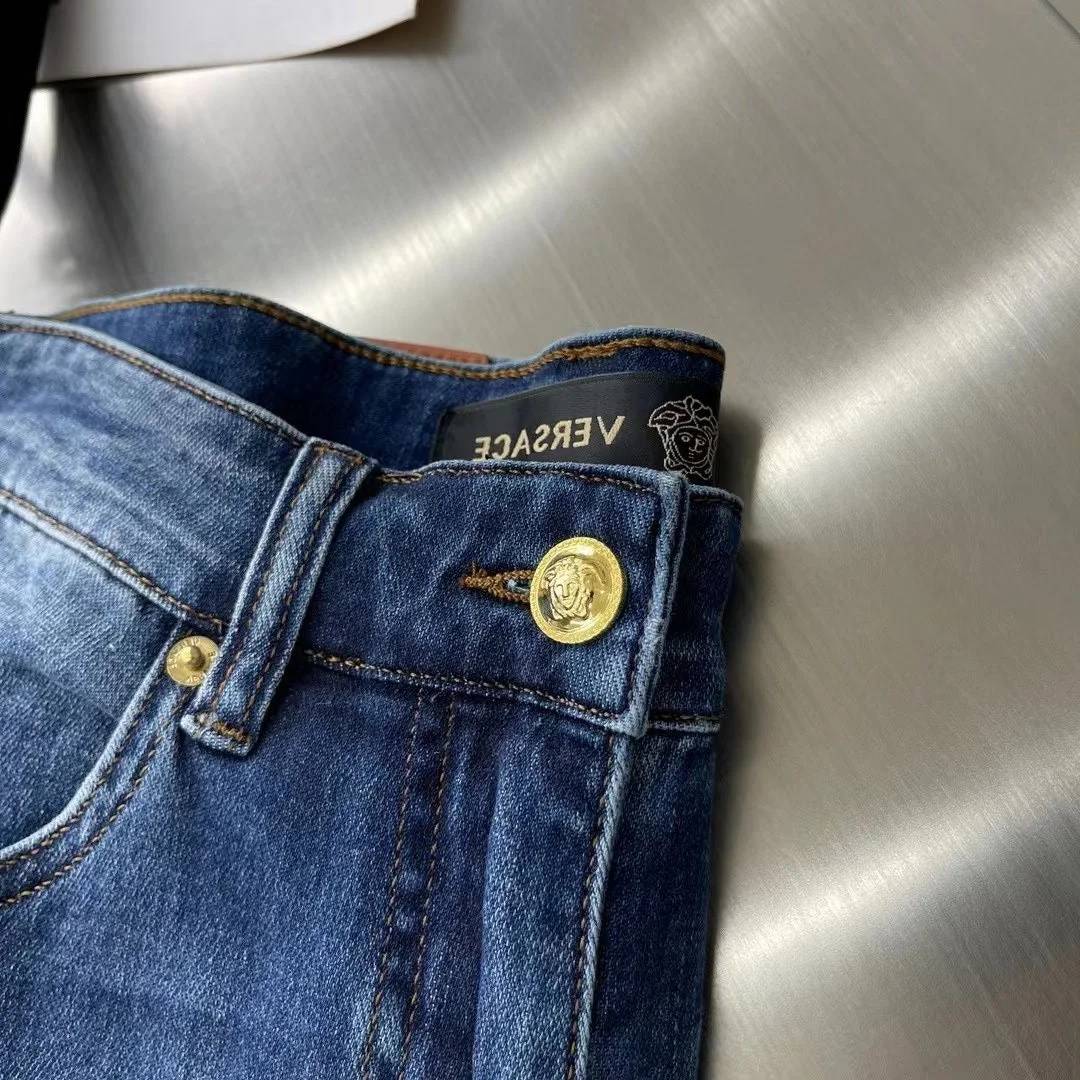 Versace Blue Premium Quality Denim Jeans-3