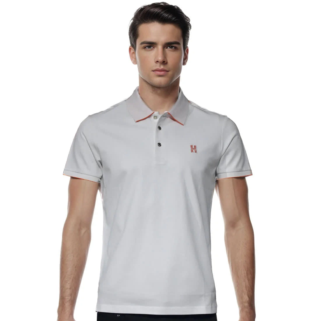 Hermes White Premium Quality T-shirt-0