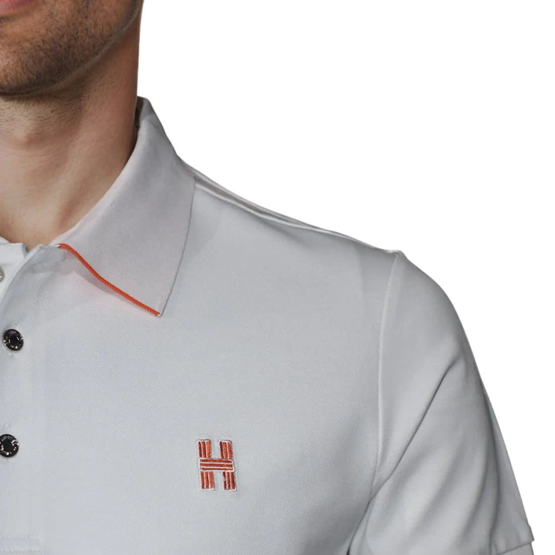 Hermes White Premium Quality T-shirt-4