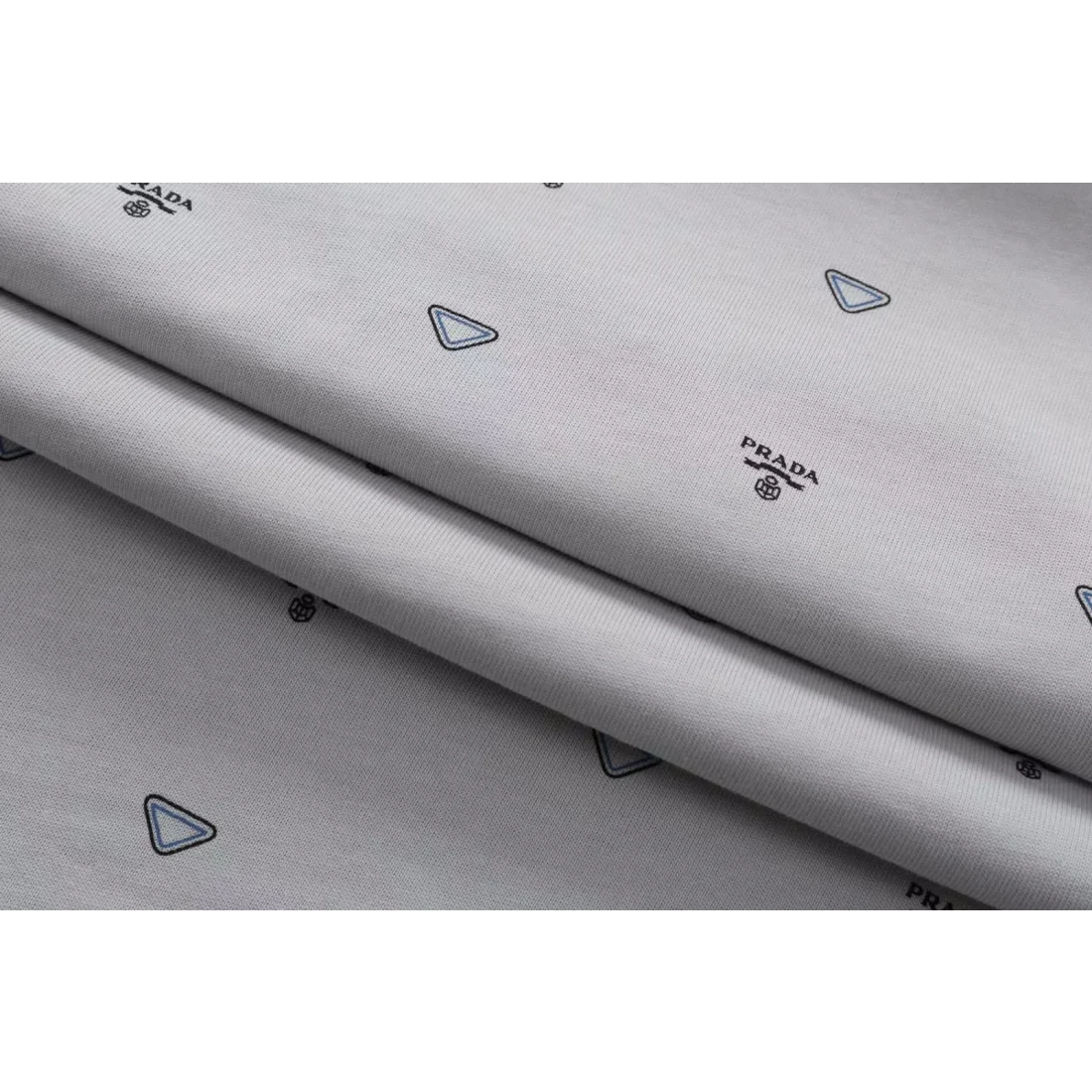 Prada Grey Premium Quality Polo Tees-3