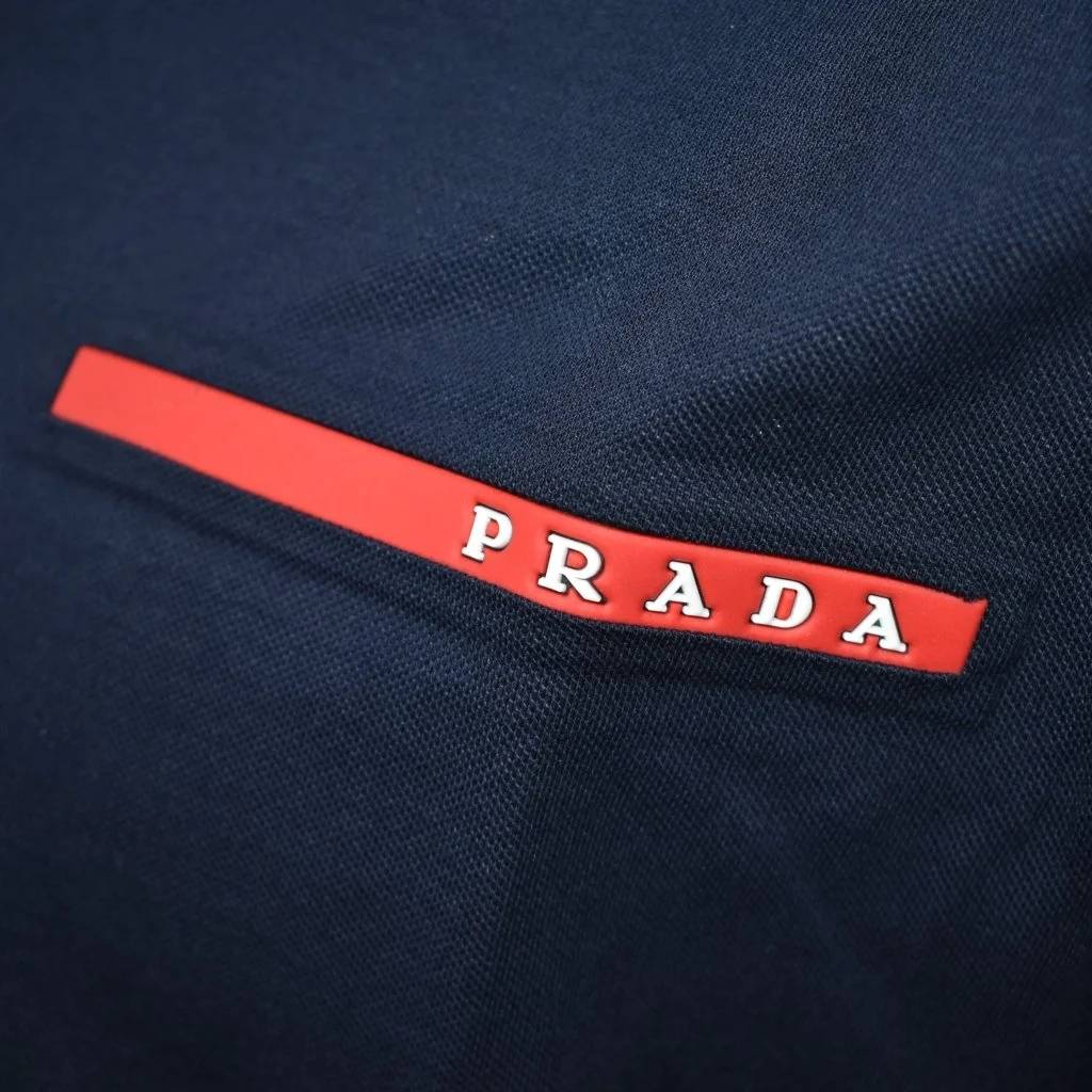 Prada Blue Premium Quality Tees-1