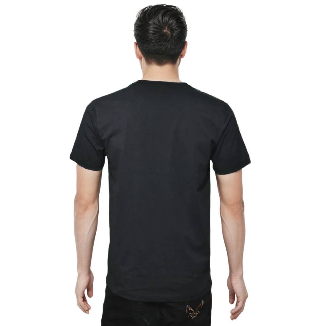 Armani Exchange Black Tone-on-Tone Premium T-shirt-1