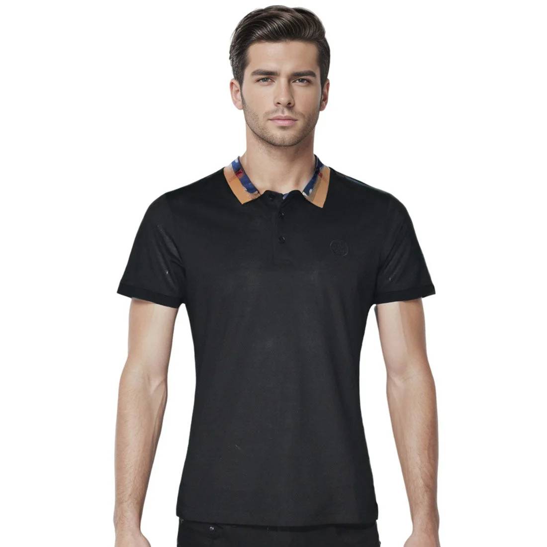 Burberry TB Embossed Logo Black Premium T-shirt-0