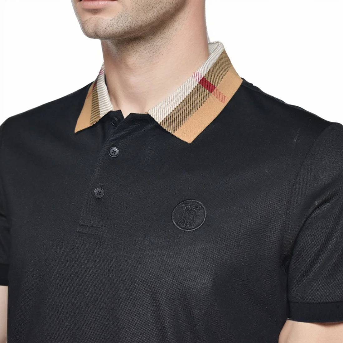 Burberry TB Embossed Logo Black Premium T-shirt-2