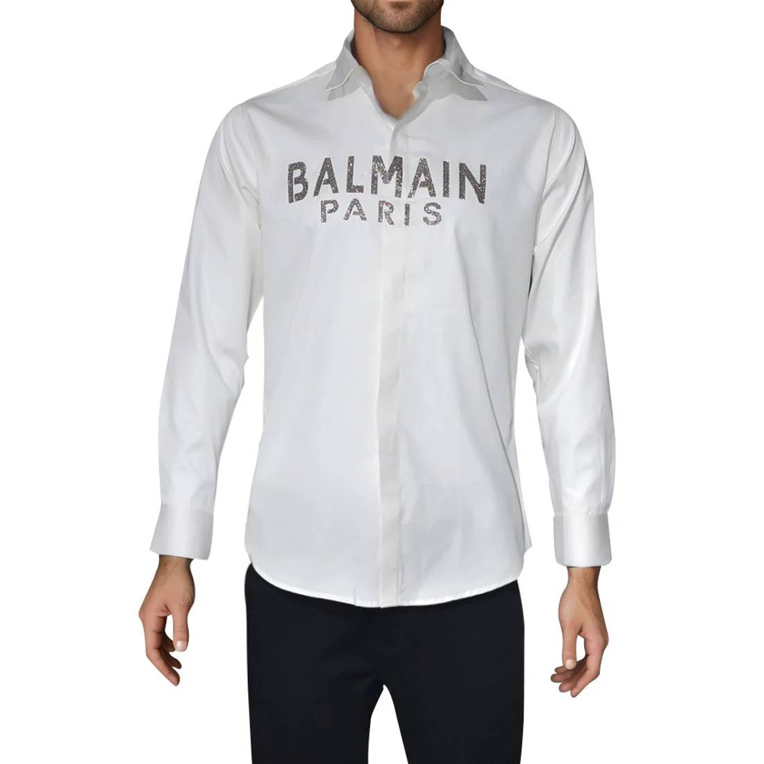Balmain White Premium Quality Shirt-5
