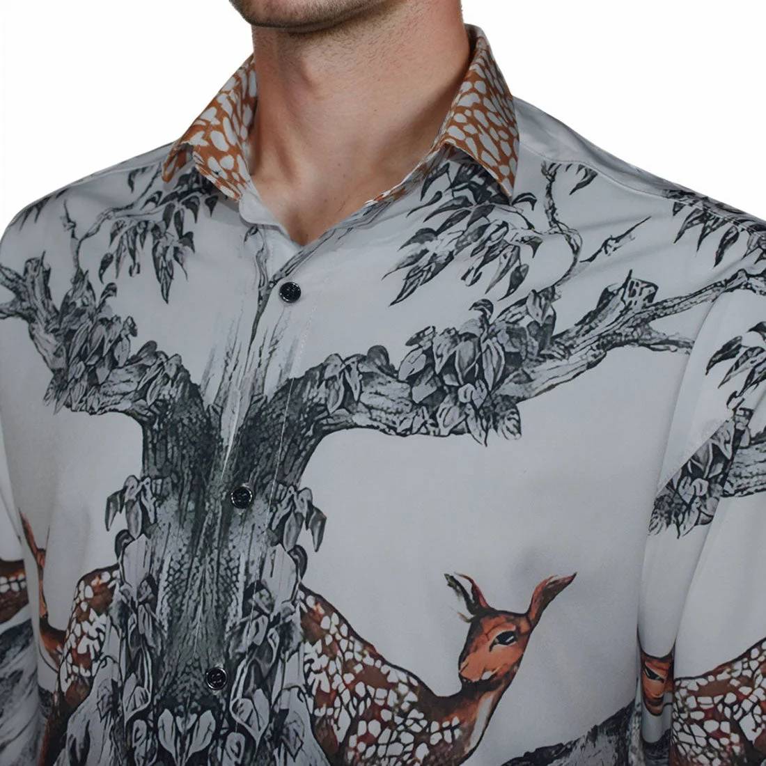 Burberry Carlota Deer Printed Premium Quality Shirt-2