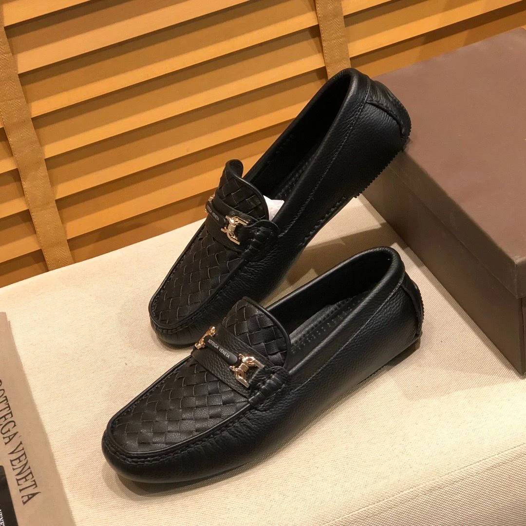 Bottega Veneta Black Premium Quality Loafers-1