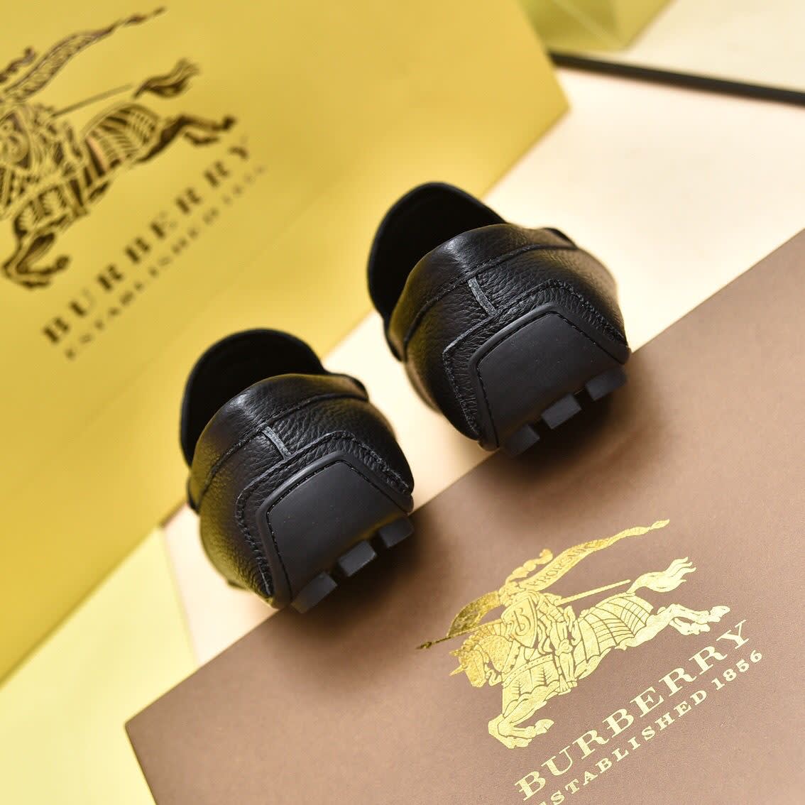 Burberry Black Premium Quality Loafers-5