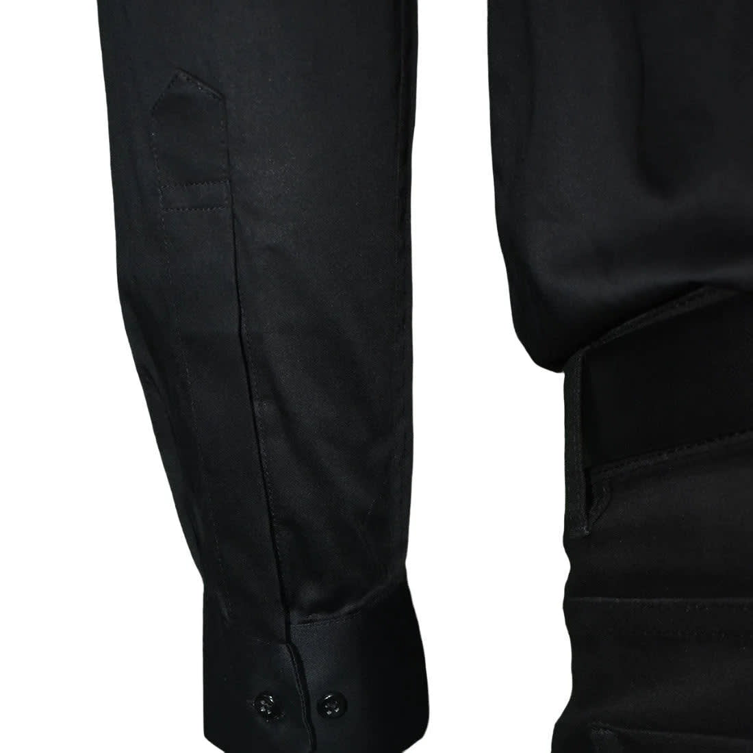 Balmain Black Premium Quality Slim Fit Formal Men's Shirt-5