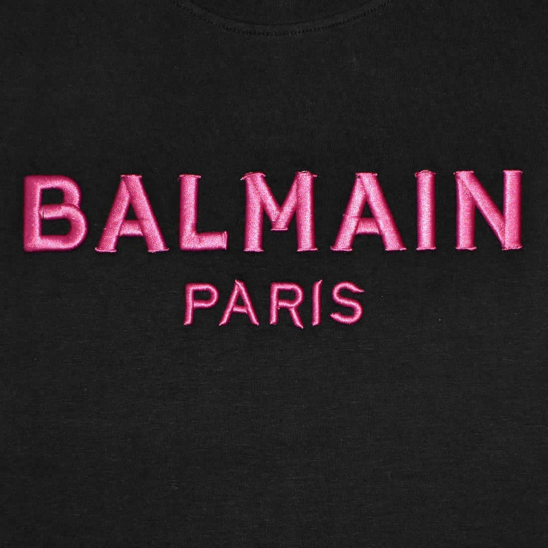 Balmain Black Premium Quality Women T-shirt-3