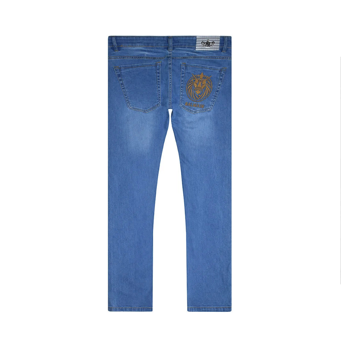 Balmain Light Blue Premium Quality Jeans-5