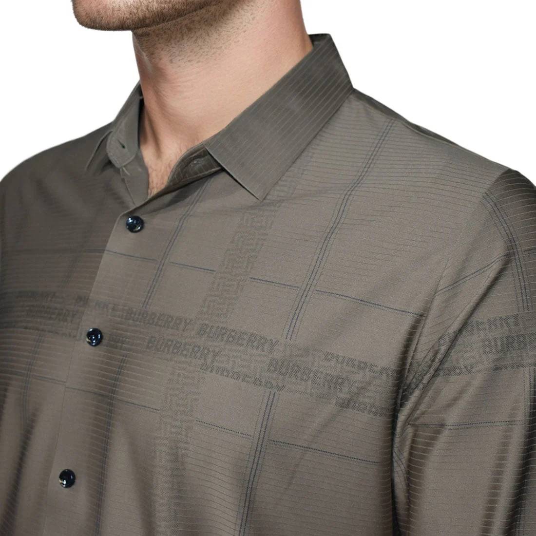 Burberry Brown Premium Quality Shirt-2