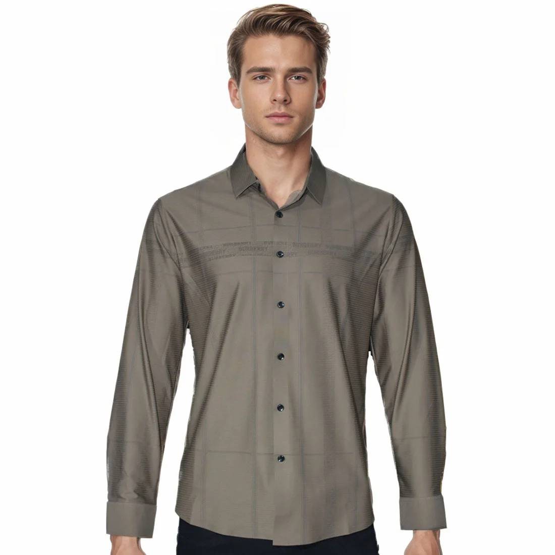 Burberry Brown Premium Quality Shirt-0