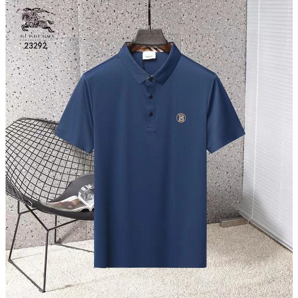 Burberry Blue Premium Quality Tees-0