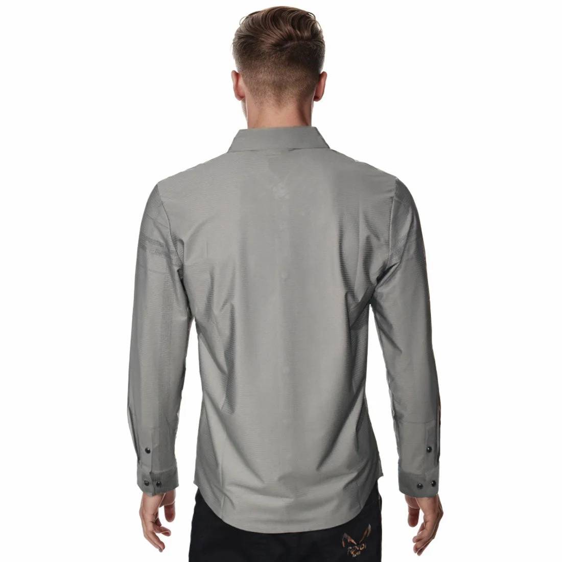 Burberry Grey Premium Quality Shirt-1