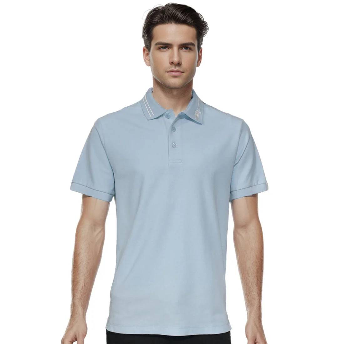 Burberry Sky Blue Premium Quality T-shirt-0