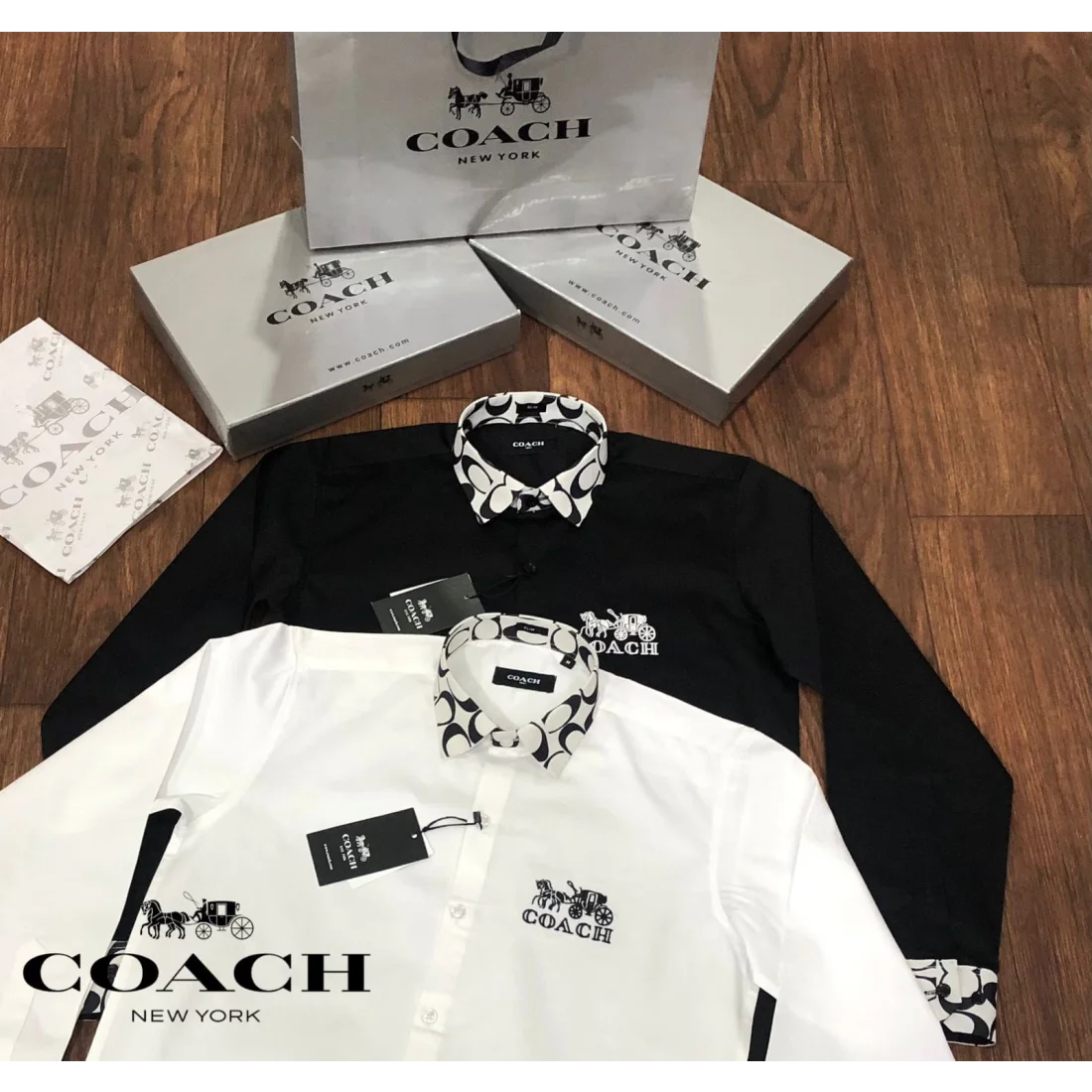 Coach Black Premium Quality Shirt-2