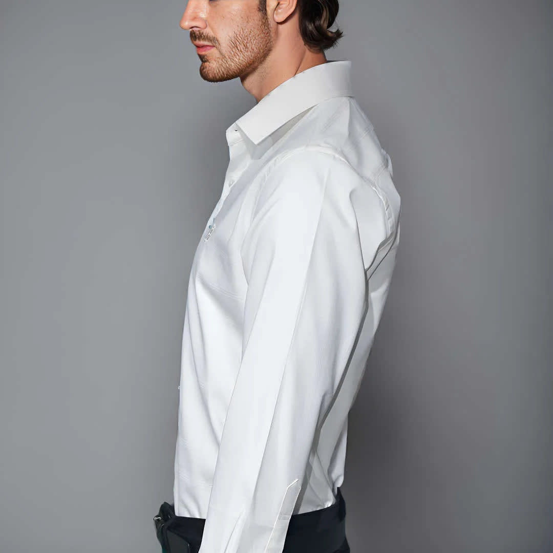 Burberry White Premium Quality Shirt-3