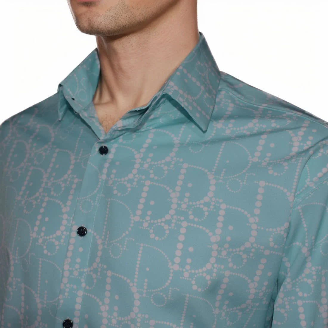 Christian Dior Sky Blue Premium Quality Shirt-2